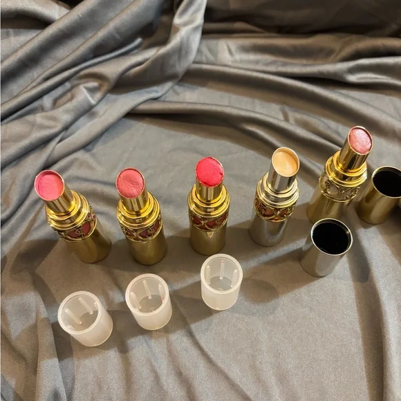 Yves Saint Laurent Rouge Volupté Lipstick Bundle Set 5 Lip color Variety Pack - Picture 12 of 14